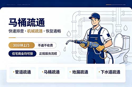 白云马桶疏通